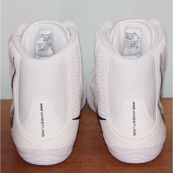 Nike Inflict 4 Wrestling Shoes Mens 10 White Black